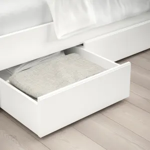 IKEA SONGESAND Bed storage box 200cm White, Set of 2