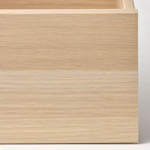 IKEA KOMPLEMENT Drawer, white stained oak effect 75x58CM