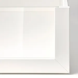 IKEA KOMPLEMENT Drawer with glass front, white, 100x58cm