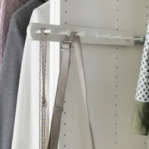 IKEA KOMPLEMENT Pull-out multi-use hanger 58cm White
