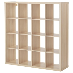 IKEA KALLAX Shelving Unit 147x147cm White stained oak effect