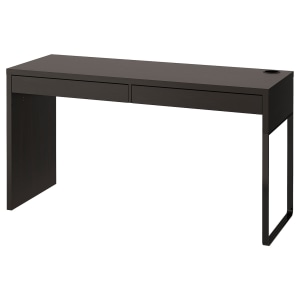 IKEA MICKE Desk 142x50cm, Black-brown