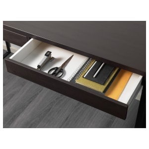 IKEA MICKE Desk 142x50cm Black-brown