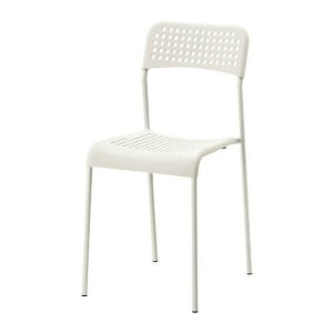 IKEA MELLTORP ADDE Table, 2 Chairs, White