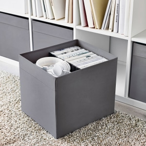 IKEA DRONA Box 33x38x33cm, Dark grey