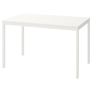 IKEA VANGSTA Extendable Table, White, 120/180x75x73 cm