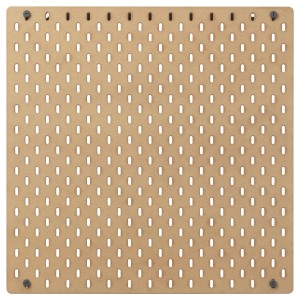 IKEA SKADIS Pegboard 56x56cm Wood