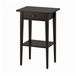 IKEA HEMNES Bedside Table 46x35cm, Black-brown