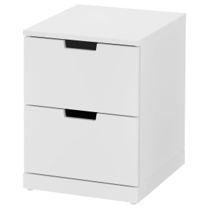 (Nordli Part)IKEA NORDLI Chest of 2 drawers 40x54cm White