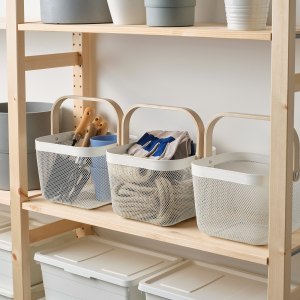 IKEA RISATORP Basket 25x26x18CM White