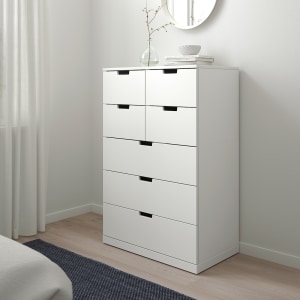 IKEA NORDLI Chest of 7 Drawers, 80x122CM, White