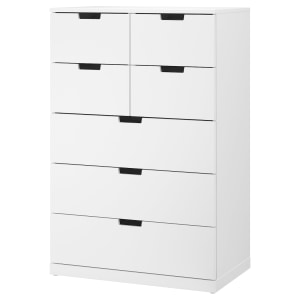 IKEA NORDLI Chest of 7 Drawers, 80x122CM, White