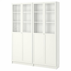 IKEA BILLY / OXBERG Bookcase 160x30x202cm, White