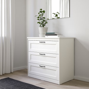 IKEA SONGESAND Chest of 3 drawers 82x81cm White