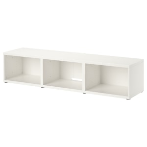 IKEA BESTA TV Bench, White 180x40x38 cm  (2 parts)