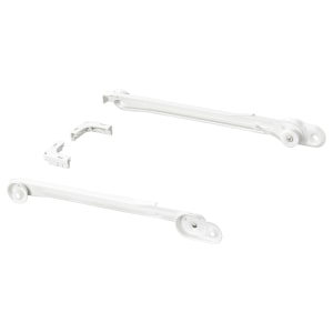 (Pax Part)IKEA KOMPLEMENT Pull-out rail for baskets White / 2 pack,35cm