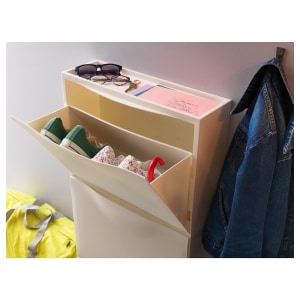 IKEA TRONES Shoe Cabinet/Storage 52x39cm, White