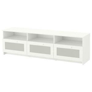 IKEA BRIMNES TV bench, white 180x41x53CM