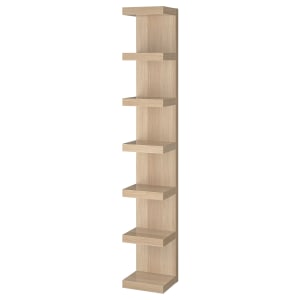 IKEA LACK Wall Shelf Unit, White Stained Oak Effect  30x190CM