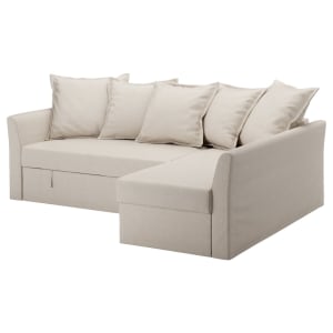 IKEA HOLMSUND Corner sofa-bed, Nordvalla beige