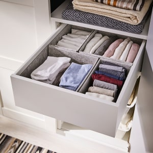 IKEA KOMPLEMENT Box 25x27x12CM LIGHT GREY