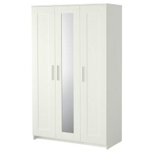 IKEA BRIMNES Wardrobe With 3 Doors 117x190CM WHITE