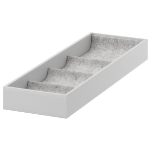 (Pax Part)IKEA KOMPLEMENT Insert With 4 Compartments 15x53x5CM Light Grey