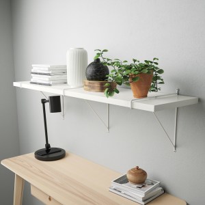 IKEA BERGSHULT / PERSHULT Wall Shelf 120x30CM White, White