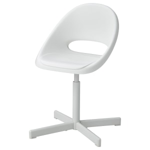 IKEA LOBERGET / SIBBEN Children's Desk Chair, White