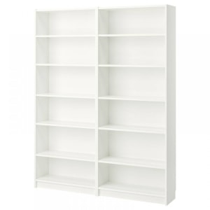 IKEA BILLY Bookcase, 160x28x202 cm White