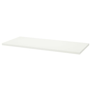 IKEA LAGKAPTEN / ADILS Desk white, black 140x60 cm