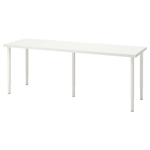 IKEA LAGKAPTEN/OLOV Desk 200x60cm, White