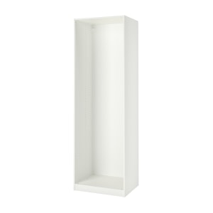 IKEA PAX Wardrobe frame, white 75x58x236 cm