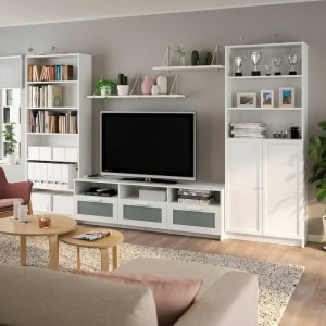 IKEA BILLY / BRIMNES TV storage combination 340x41x202 cm, White