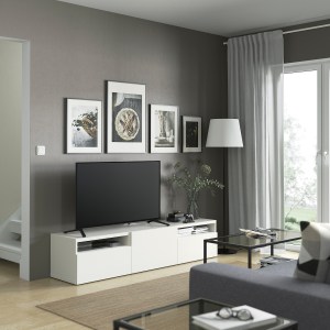 (Besta Part)IKEA BESTA TV Bench, WH 180x42x39 cm