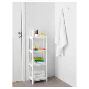 IKEA VESKEN Shelf Unit 23x100cm White