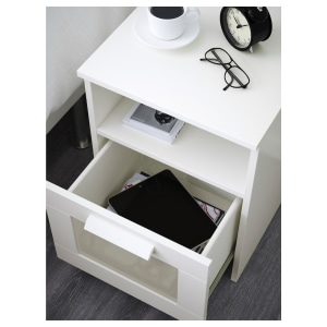 IKEA BRIMNES Bedside table 39x41cm White