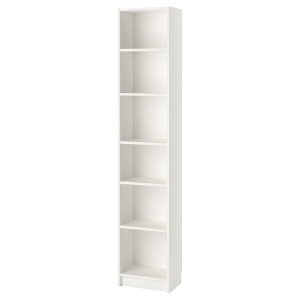 IKEA BILLY Bookcase, 40x28x202cm, White