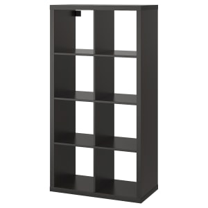 IKEA KALLAX Shelving Unit 77x147cm BLACK-BROWN