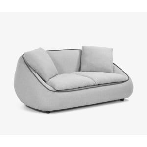 Kave Home SAFIRA 2-Seat Sofa, Grey