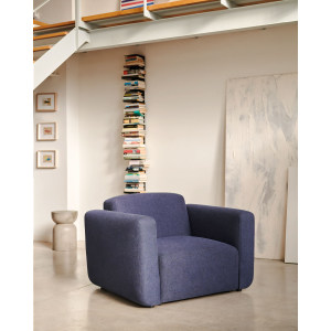 Kave Home Neom Armchair, 113cm, Blue