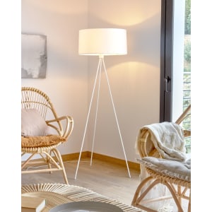 Kave Home Ikia Floor Lamp, White