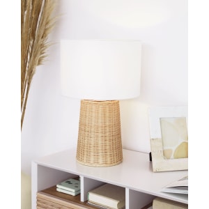 Kave Home Kimjit Table Lamp with Rattan Base