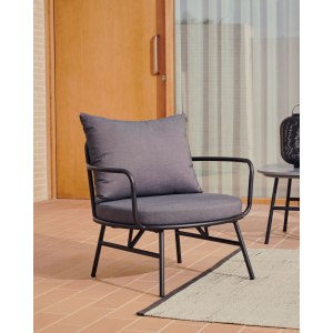 Kave Home Bramant Armchair, Black