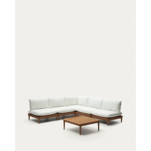 Kave Home Portitxol Corner Sofa + Coffee Table Set, 270x270cm