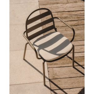 Kave Home Joncols Outdoor Chair Cushion, Grey