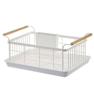 Kitchenshop Dish Drainer, White