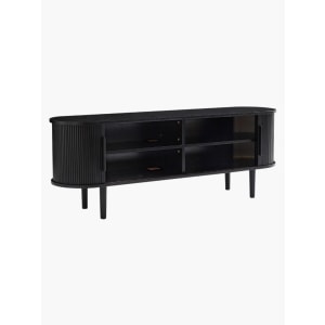 Lifely Tate Entertainment Unit, Black, 160cm