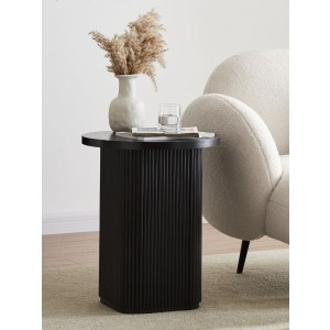 Lifely Tate Ripple Side Table, Black