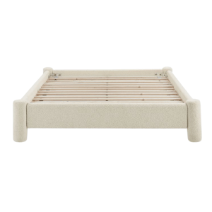 Lifely Zach Boucle Queen Bed Base